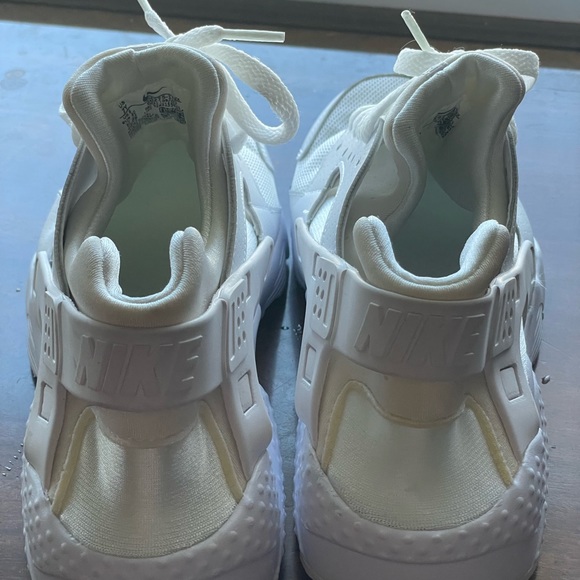 Nike Huarache white and cream worn once - Picture 5 of 9